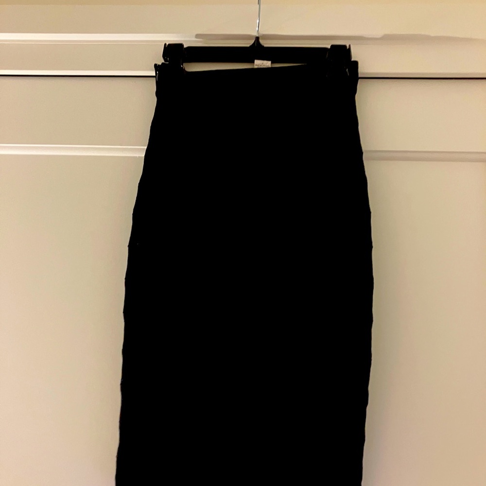Pencil skirt black wool